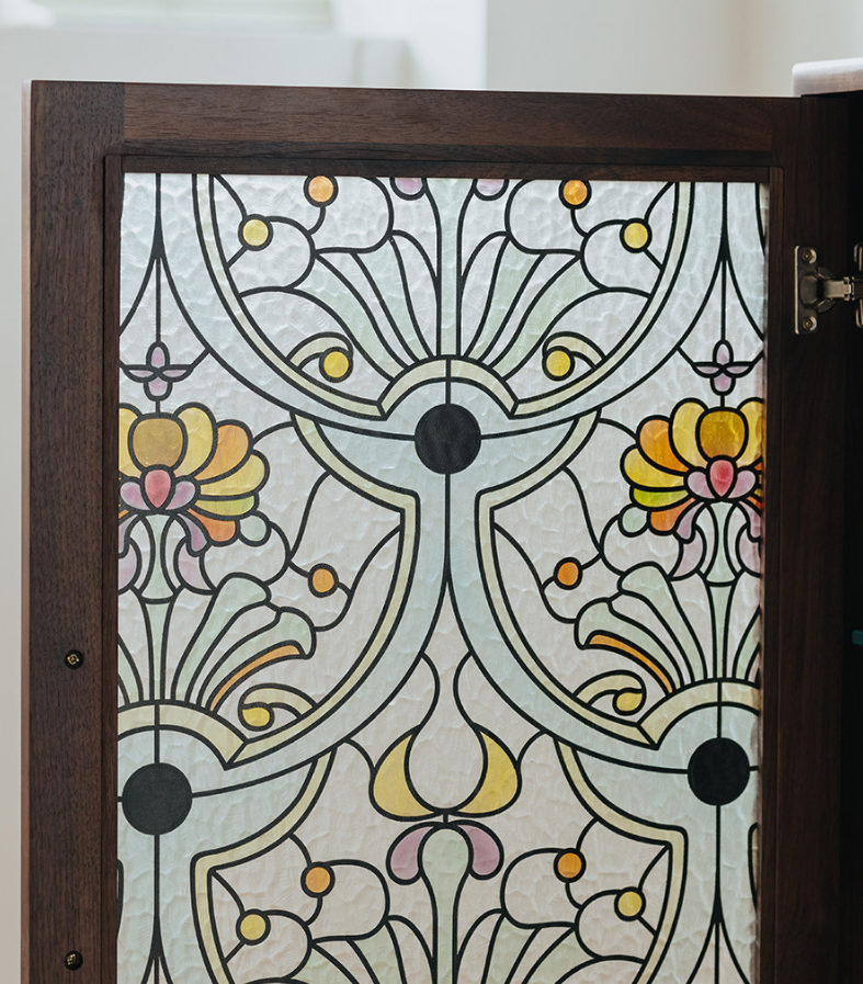 Walnut Kitchen Storage Cabinet