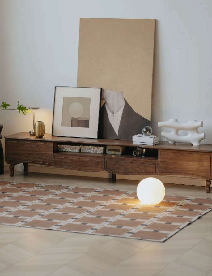 Walnut Butterfly Media Console